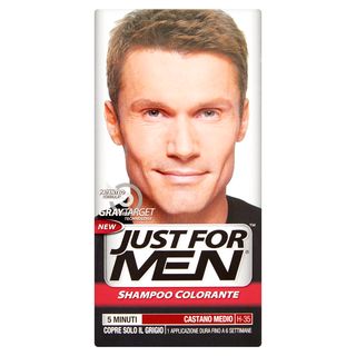 Just For Men Shampoo Colorante Castano Medio H-35 - 000221672