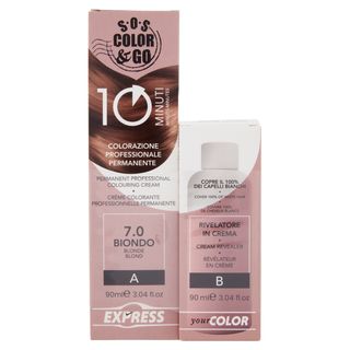 Alama Sos Colorazione Permanente E Rivelatore In Crema 7.0 Biondo 90ml - 000491628