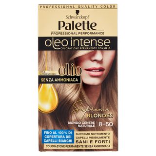Palette Oleo Intense Colorazione Biondo Cenere Naturale N.8.50 - 000221614