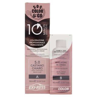 Alama Sos Colorazione Permanente E Rivelatore In Crema 5.0 Castano Chiaro 90ml - 000491626