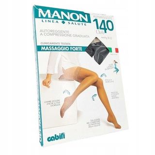 Manon Collant Autoreggenti 140 Nero Tg2 - 000063055