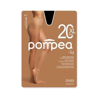 Pompea Collant 20 Denari Top Xl Nero Xl - 000063076