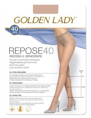 Golden Lady Repose 40 Denari Visone Taglia 2 - 000062174