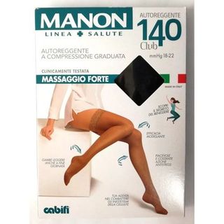 Manon Collant Autoreggenti 140 Nero Tg4 - 000063057