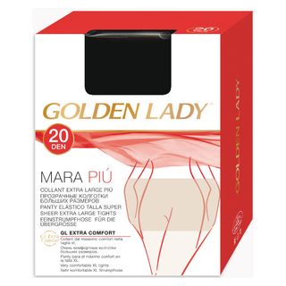 Golden Lady Collant Mara Più 20 Den Nero Xxl - 000062250