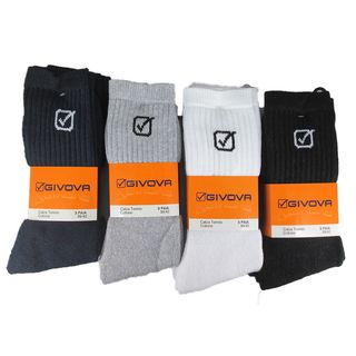 Givova Calza Tennis Spugna Cotone Bianco Taglia 39/42 - 000063558