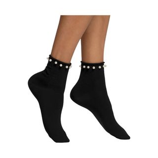 Pompea Calzino Perlita Nero Taglia Unica 1 Paio - 000063281