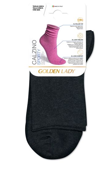 Golden Lady Calzino Grigio Taglia S/m 2 Paia - 000062446