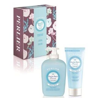 Perlier Muschio Bianco Set Sapone Liquido E Crema Mani	- 000023855
