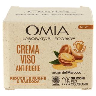 Omia Laboratori Ecobio Crema Viso Antirughe Argan Del Marocco 50 Ml - 000252996