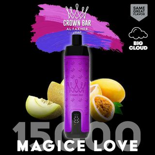 Crown Bar Al Fakher 15k Puffs (5mg) - Magic Love
