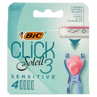 Bic Click Soleil 3 Sensitive 4 Ricariche - 000442403
