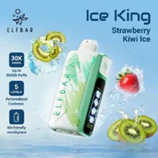 Elfbar Ice King Strawberry Kiwi Ice, 30k Puffs