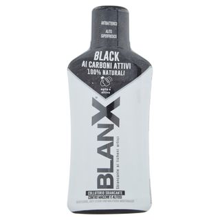 Blanx Black Ai Carboni Attivi 100% Naturali Collutorio Sbiancante 500 Ml - 000266079