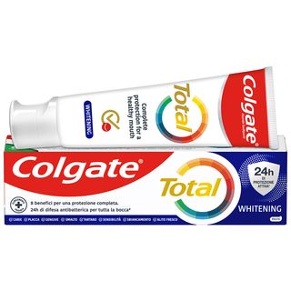Colgate Dentifricio Sbiancante Total Whitening Protezione 24h Di Protezione Attiva 75 Ml - 000265227
