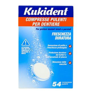 Kukident Compresse Pulenti Per Dentiere 54 Pezzi - 000267071
