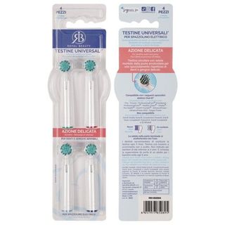 Royal Beauty Ricarica Testine Elettriche 4pz - 000749268