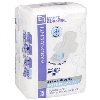 Essere Benessere Assorbenti Sottili Giorno 14 Pezzi - 000024409