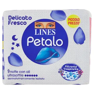 Lines Petalo Notte Con Ali 9 Assorbenti - 000024134