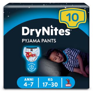 Huggies Drynites Mutandine Assorbenti Per Bambino Taglia M (17-30 Kg) 10 Mutandine - 000536440