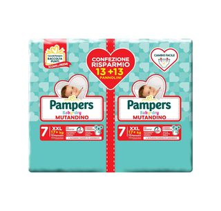 Pampers Baby Dry Mutandino Xxl Duopack 26 Pannolini - 000536088
