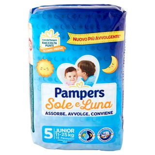 Pampers Pannolini Sole E Luna Junior 15 Pezzi - 000536271