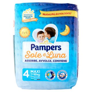 Pampers Pannolini Sole E Luna Maxi 17 Pezzi - 000536270