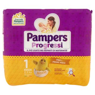 Pampers Progressi 1 Newborn (2-5kg) 28 Pannolini - 000536233