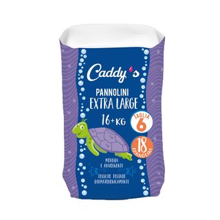 Caddy's Pannolini Extra Large (16+ Kg) 18 Pezzi - 000536087