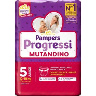 Pampers Pannolini Mutandino Progressi Junior 17 Pezzi - 000536096