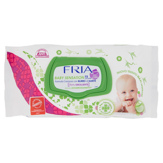 Fria Salviette Green Baby Sensation 72 Pezzi - 000600020