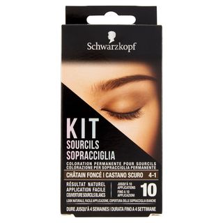 Schwarzkopf Kit Sopracciglia Castano Scuro 10 Ml - 000221596