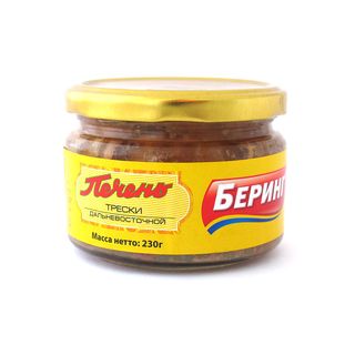 Беринг Печень Трески Ст/б 230 Гр