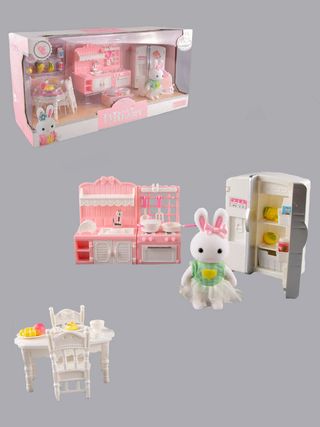 Dreamy: Игровой Набор Кухня, Зайка, Игрушечная Кухонная Мебель, Аксессуары (1153865)