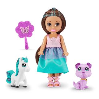 Sparkle Girlz: Игровой Набор "принцесса С Блестящим Животным", Брюнетка (1440766)