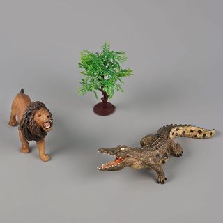 Animal World: Лев И Крокодил (1212444)