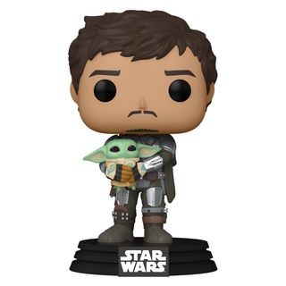 Funko: The Mandalorian. Фигурка Pop: Mandalorian With Grogu