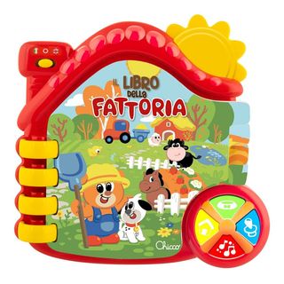 Chicco: Игрушка-книжка Ферма Abc Рус/англ 6м+ (1232025)