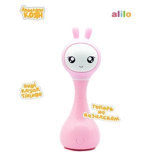 Alilo: Музыкальная Игрушка Умный Зайка R1 На Казахском Языке Розовый (1409007)