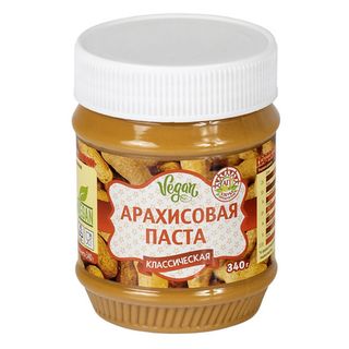 Арахисовая Паста Ап Vegan, Классическая 340гр (1222746)
