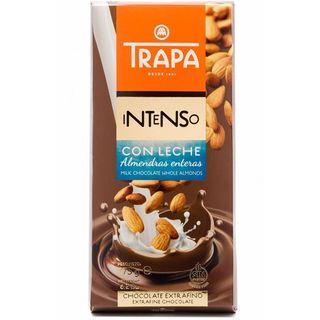 Trapa Шоколад Молочный С Миндалём 175г (1253824)