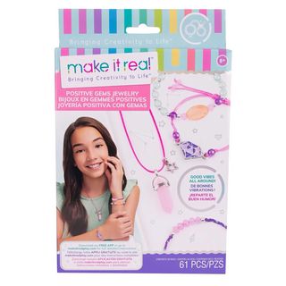 Набор Для Творчества Make It Real Браслеты С Бусинами Positive Gems Jewelry