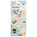 Наклейки Объемные Meshu "funny Kitty" 10х23 См