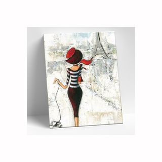 Картина По Номерам (15х20) Прогулка По Парижу (13 Цветов)