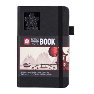 Скетчбук Sakura 140 Гр/м, 9х14 См. Белая Бумага. (1158398)