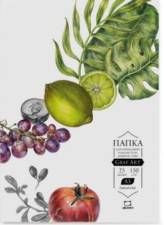 Папка С Бумагой Для Сухих Техник Grafart 150 Г, A3, 25 Л (1126283)