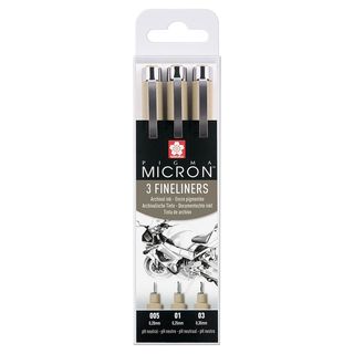 Набор Линеров Pigma Micron (0.2 Мм, 0.25 Мм, 0.35 Мм), 3 Шт. (1030507)