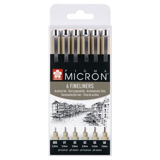 Набор Линеров Pigma Micron(0.2-0.5мм), 6 Шт. (898862)