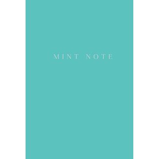 Mint Note. Стильный Блокнот С "мятными" Страницами (а5, Обложка На Ткани С Тиснением Фольгой)