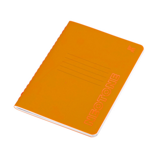 Записная Книжка А6 50л. На Сшивке Bg "neotone", Оранжевый, Фактурное Тиснение, Блок В Точку 80г/м2 (1457998)